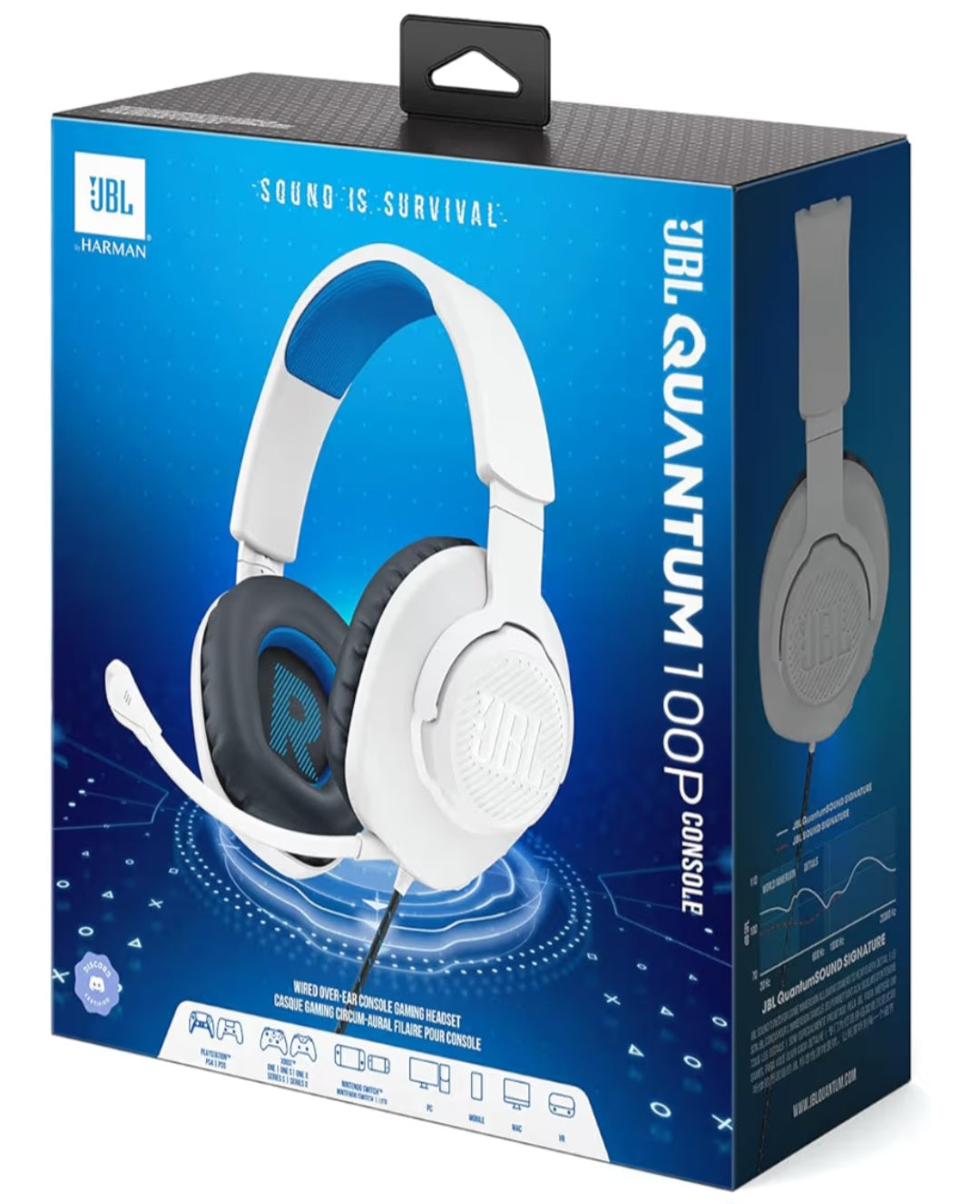 JBL Quantum Gaming Headset – Immersive Gaming Audio with Detachable Microphone